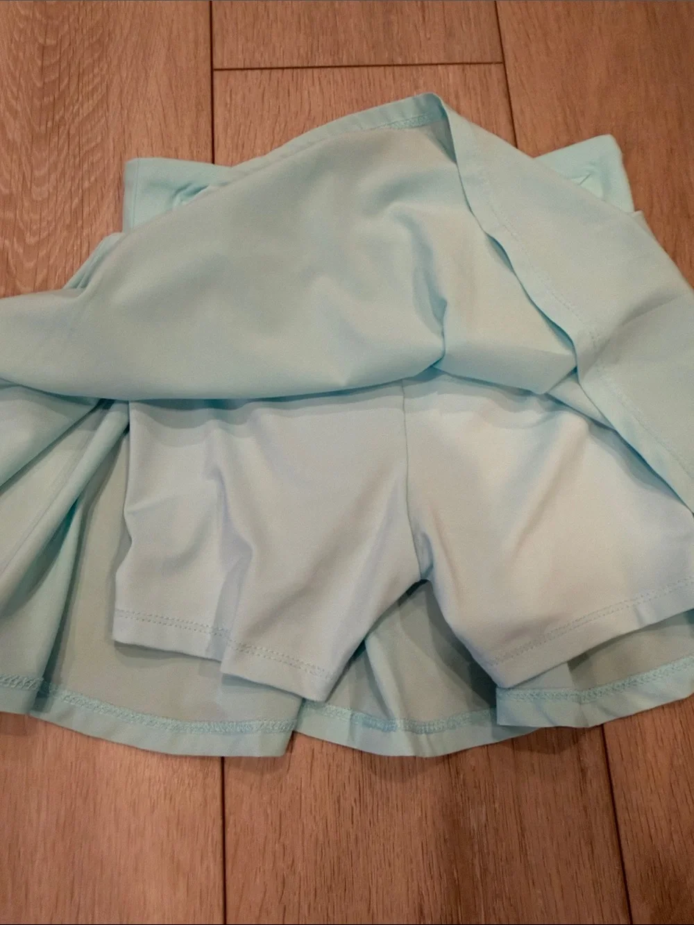 Girls Light Blue Skater Skirt| Med 7/8